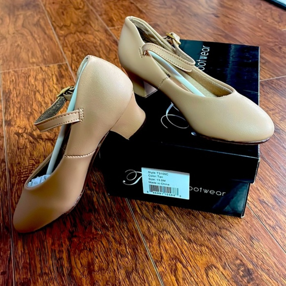 Tan Character Shoes - Kids size 13 Theatricals Footwear “Baby Louis, 1.5 heel”